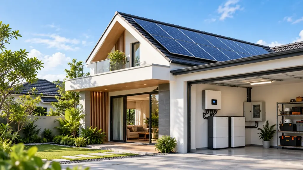 Ảnh minh họa nhóm sản phẩm, không phải ảnh thực tế model Hệ thống pin lưu trữ Deye SE-G5.1 Pro